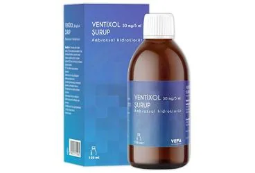 VENTIXOL 30 MG/5 ML 150 ML SURUP (ambroksol hcl) kutu fotoğrafı, şurup. Üretici: VEFA İLAÇ SANAYİ VE TİCARET ANONİM ŞİRKETİ.