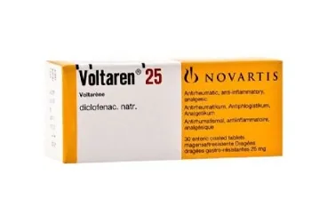 VOLTAREN ENTERIK KAPLI 25 MG 30 TABLET kutu fotoğrafı. Diklofenak içeren tablet. Üretici: HALEON TÜKETİCİ SAĞLIĞI ANONİM ŞİRKETİ.