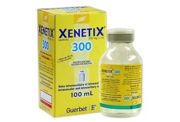Iobitridol içeren çözelti: XENETIX 300 MG/ML ENJEKSIYONLUK COZELTI ICEREN FLAKON 100 ML 1FLAKON kutusu. Üretici: GUERBET İLAÇ TIBBİ MALZEME VE CİHAZLAR SANAYİ VE TİCARET ANONİM ŞİRKETİ.