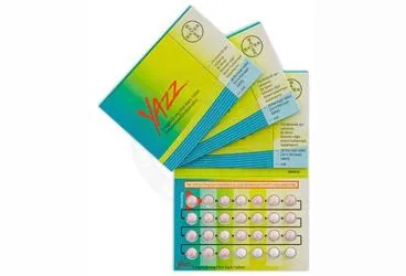 YAZZ 3 MG/0.02 MG FILM KAPLI TABLET, 84 (3x(24+4)) ADET ambalajı. Estradiol + drospirenon içeren film kaplı tablet. Üretici: BAYER TÜRK KİMYA SAN. LTD. ŞTİ.