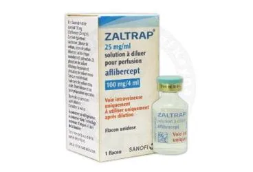 ZALTRAP 100MG/4ML INFUZYONLUK KONSANTRE COZELTI (1FLAKON) ambalajı, çözelti formunda aflibersept içerir. Üretici: SANOFİ SAĞLIK ÜRÜNLERİ LTD. ŞTİ.