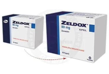 ZELDOX 80 MG 56 KAPSÜL (ziprasidon) kutusu, kapsül. Üretici: VİATRİS İLAÇLARI LİMİTED ŞİRKETİ.
