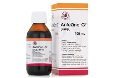 ZINCIRON 40 MG + 15 MG/5 ML SURUP (100 ML) ambalajı. Demir + çinko içeren şurup. Üretici: NBT İLAÇ ANONİM ŞİRKETİ.