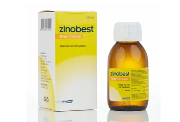 ZINOBEST 15 MG/5 ML SURUP 100 ML kutusu, şurup formunda çinko sülfat içerir. Üretici: DROGSAN İLAÇLARI SAN. VE TİC. A.Ş.