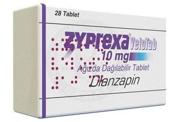 ZYPREXA VELOTAB 10 MG 28 AGIZDA DAGILABILIR TABLET (olanzapin) kutu fotoğrafı, tablet. Üretici: BMED İLAÇ DANIŞMANLIK SAĞLIK ÜRÜN VE HİZMETLERİ TİCARET LİMİTED ŞİRKETİ.