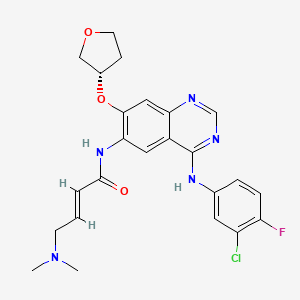 afatinib etkin maddesinin kimyasal yapı formülü (afatinib)
