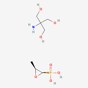 fosfomisin trometamol etkin maddesinin kimyasal yapı formülü (fosfomycin trometamol)