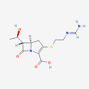 imipenem + silastatin sodyum etkin maddesinin kimyasal yapı formülü (imipenem)