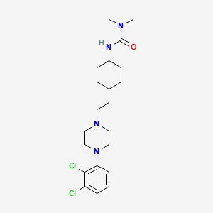 kariprazin etkin maddesinin kimyasal yapı formülü (cariprazine)