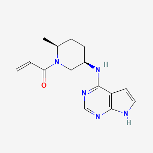 ritlesitinib etkin maddesinin kimyasal yapı formülü (ritlecitinib)