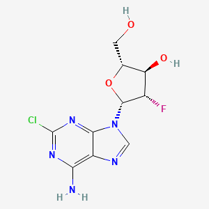 klofarabin etkin maddesinin kimyasal yapı formülü (clofarabine)