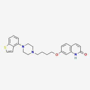 brekspiprazol etkin maddesinin kimyasal yapı formülü (brexpiprazol)