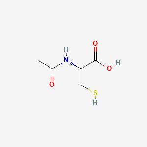asetil sistein etkin maddesinin kimyasal yapı formülü (acetyl cysteine)