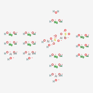 magaldrat etkin maddesinin kimyasal yapı formülü (magaldrate)