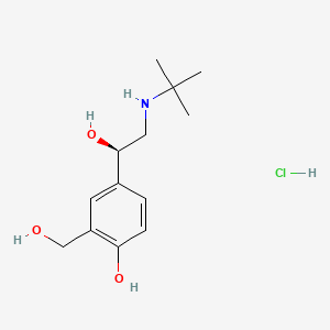 levalbuterol hcl etkin maddesinin kimyasal yapı formülü (levalbuterol hcl)