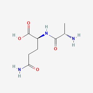 alanyl glutamine etkin maddesinin kimyasal yapı formülü (alanyl glutamine)