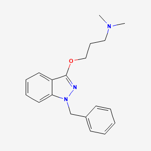 benzydamine etkin maddesinin kimyasal yapı formülü (benzydamine)
