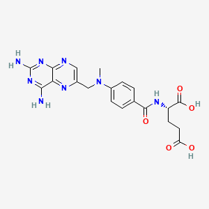 metotreksat etkin maddesinin kimyasal yapı formülü (methotrexate)