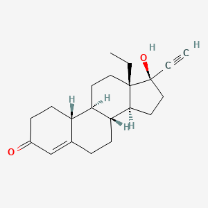 levonorgestrel etkin maddesinin kimyasal yapı formülü (levonorgestrel)