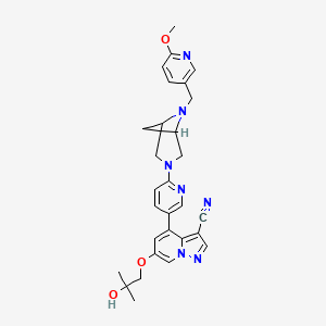 selperkatinib etkin maddesinin kimyasal yapı formülü (selpercatinib)