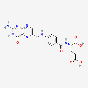 folik asit etkin maddesinin kimyasal yapı formülü (folic acid)