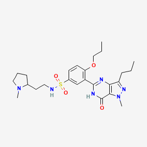 udenafil etkin maddesinin kimyasal yapı formülü (udenafil)