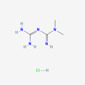 metformin hcl, glibenklamid etkin maddesinin kimyasal yapı formülü (metformin hcl)