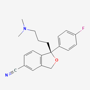 essitalopram etkin maddesinin kimyasal yapı formülü (escitalopram)