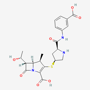 ertapenem etkin maddesinin kimyasal yapı formülü (ertapenem)