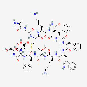 somatostatin etkin maddesinin kimyasal yapı formülü (somatostatin)