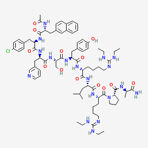 ganirelix etkin maddesinin kimyasal yapı formülü (ganirelix)