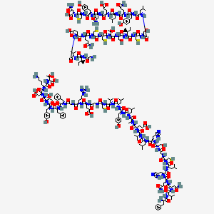 insülin aspart etkin maddesinin kimyasal yapı formülü (insulin aspart)