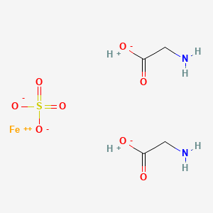ferrous glycine sulfate etkin maddesinin kimyasal yapı formülü (ferrous glycine sulfate)