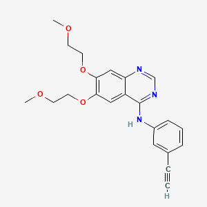 erlotinib etkin maddesinin kimyasal yapı formülü (erlotinib)