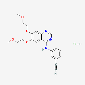 erlotinib hcl etkin maddesinin kimyasal yapı formülü (erlotinib hcl)