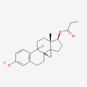 estradiol propionate etkin maddesinin kimyasal yapı formülü (estradiol propionate)