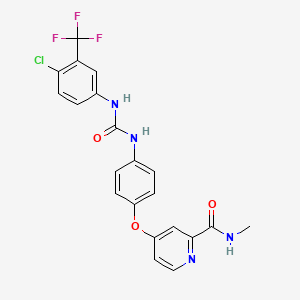 sorafenib etkin maddesinin kimyasal yapı formülü (sorafenib)