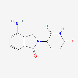 lenalidomid etkin maddesinin kimyasal yapı formülü (lenalidomide)