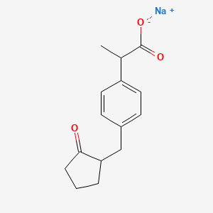 loxoprofen sodium etkin maddesinin kimyasal yapı formülü (loxoprofen sodium)