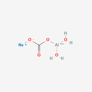 dihydroxialumini sodium carbonate etkin maddesinin kimyasal yapı formülü (dihydroxialumini sodium carbonate)
