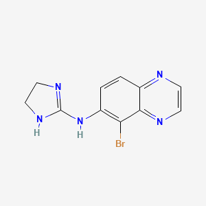 brimonidin tartarat etkin maddesinin kimyasal yapı formülü (brimonidine)