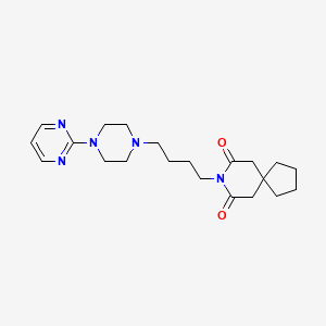 buspiron etkin maddesinin kimyasal yapı formülü (buspirone)