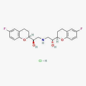 nebivolol hcl etkin maddesinin kimyasal yapı formülü (nebivolol hcl)