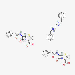 benzathine benzylpenicillin etkin maddesinin kimyasal yapı formülü (benzathine benzylpenicillin)