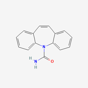 karbamazepin etkin maddesinin kimyasal yapı formülü (carbamazepin)