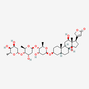 digoksin etkin maddesinin kimyasal yapı formülü (digoxin)