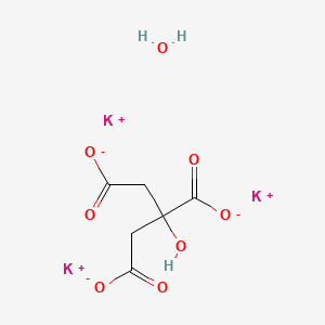 potasyum sitrat etkin maddesinin kimyasal yapı formülü (potassium citrate)