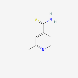 etiyonamid etkin maddesinin kimyasal yapı formülü (ethionamide)