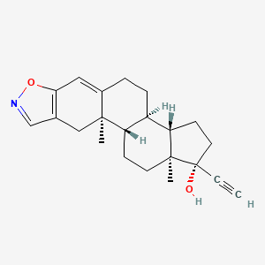 danazol etkin maddesinin kimyasal yapı formülü (danazol)