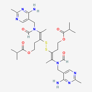 sulbutiamine etkin maddesinin kimyasal yapı formülü (sulbutiamine)